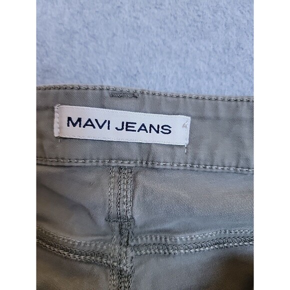 Mavi Jeans Pants Mens 32x30 Straight Zach Green Stretch Preppy Low Rise Khakis - Picture 9 of 14